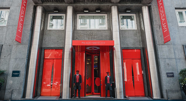 Exterior view Palazzo Matteotti Milano