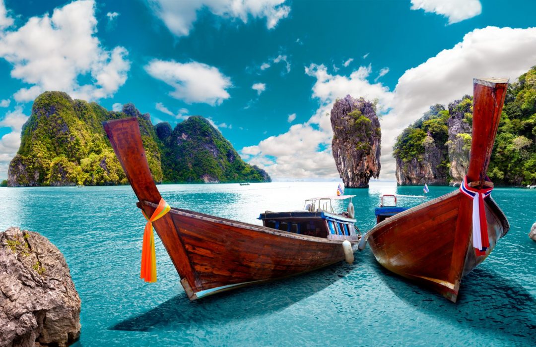 Scenery Thailand sea and island .Adventures and travel concept